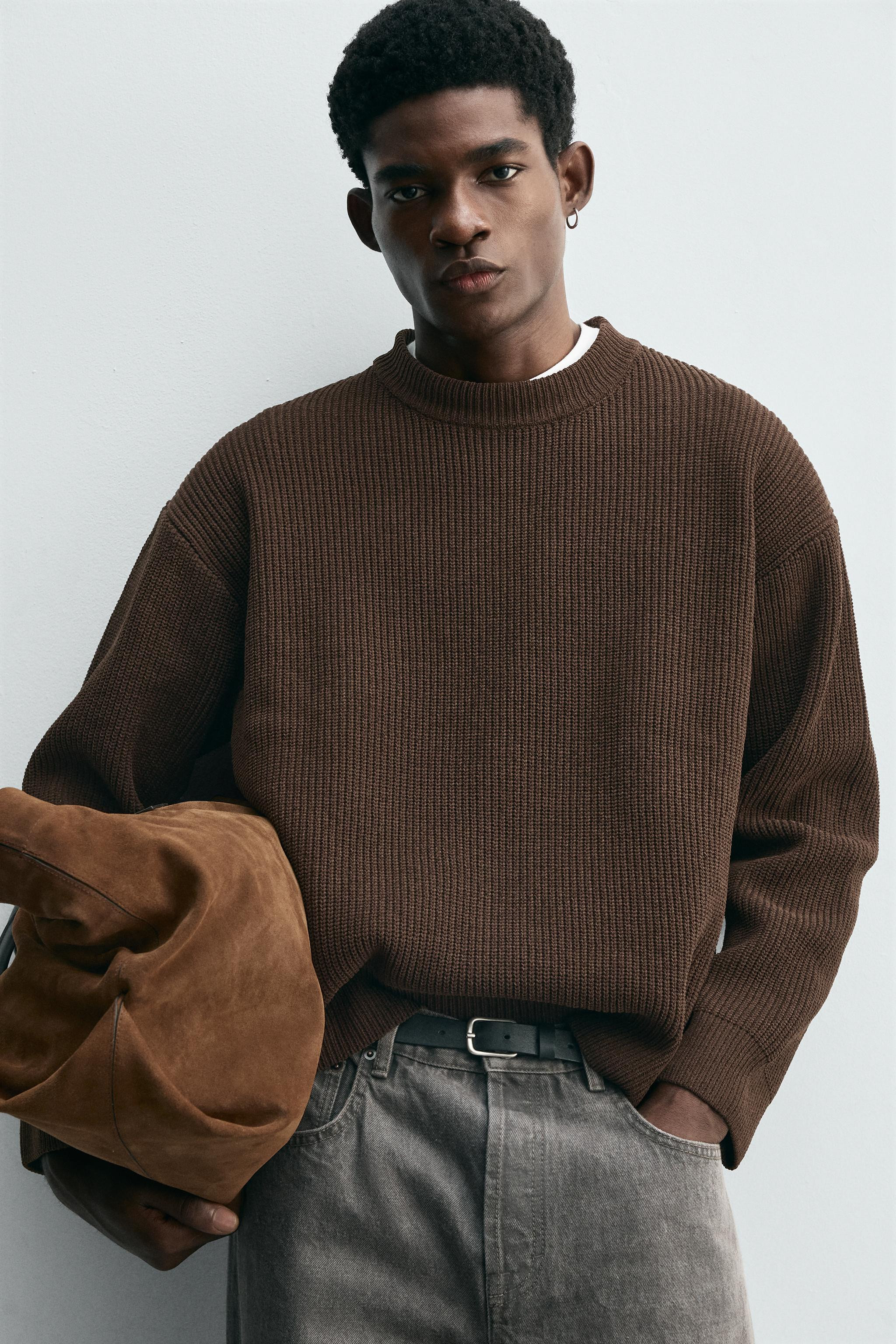TEXTURED CHENILLE SWEATER | Zara UK