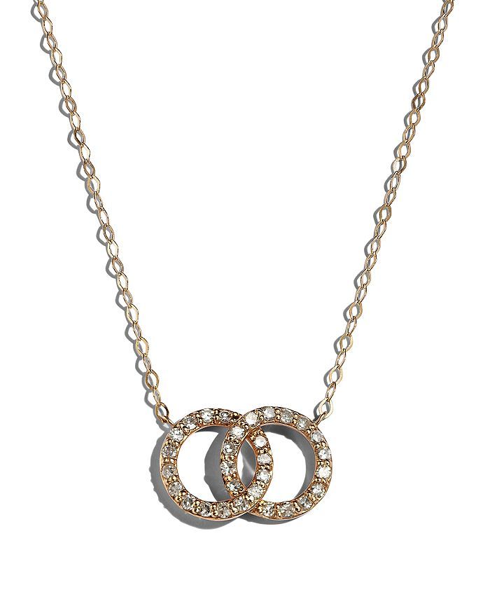 Diamond Double O Pendant Necklaces in 14K Gold, 0.25 ct. t.w. each - 150th Anniversary Exclusive | Bloomingdale's (US)