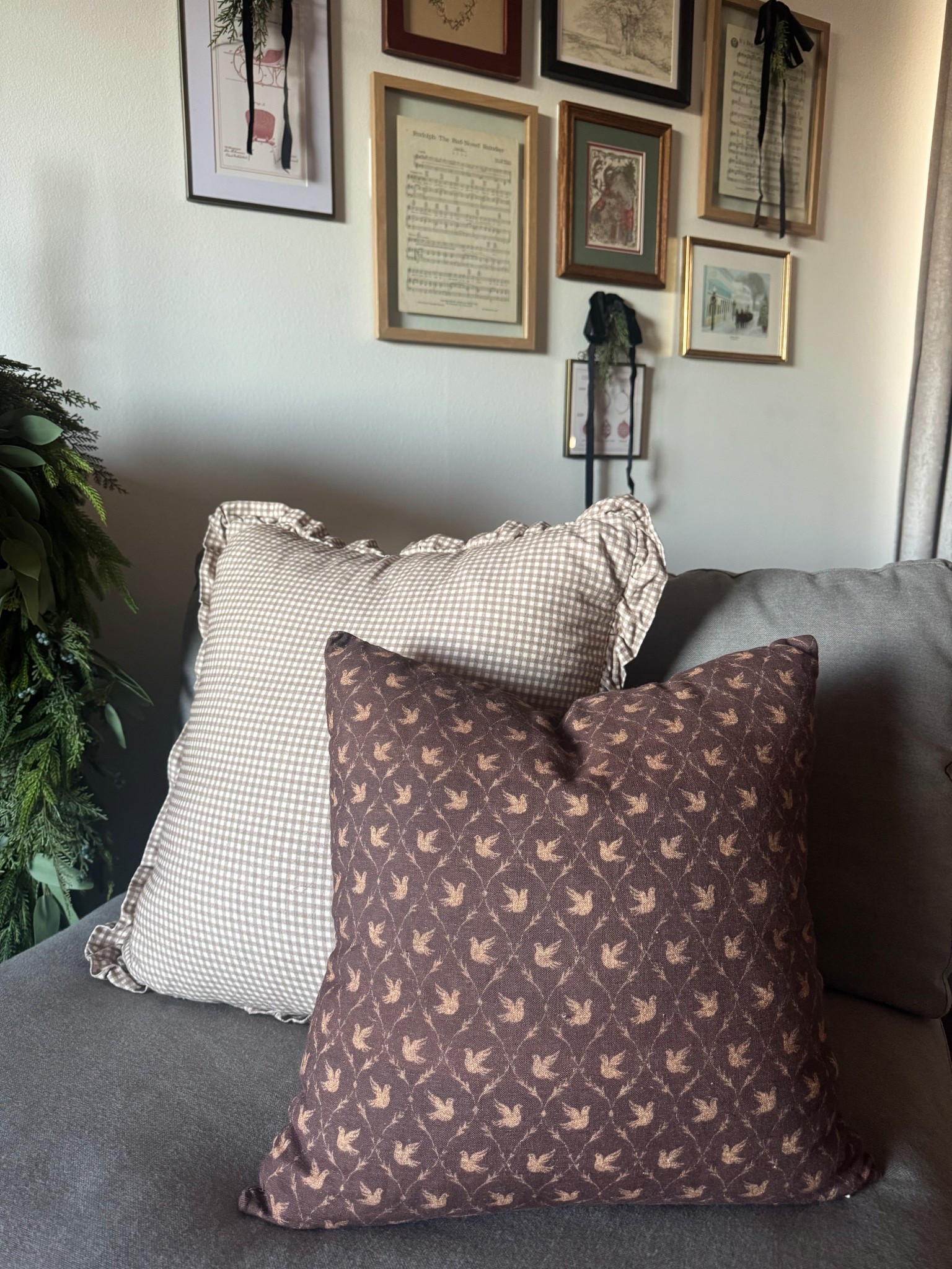 Woven Nook has so many great Christmas pillow covers right now 🤤 those turtle doves are soooo cute and I’ll probably leave the plaid out all year. Linking my favs! 

#LTKSeasonal #LTKSaleAlert #LTKHome
