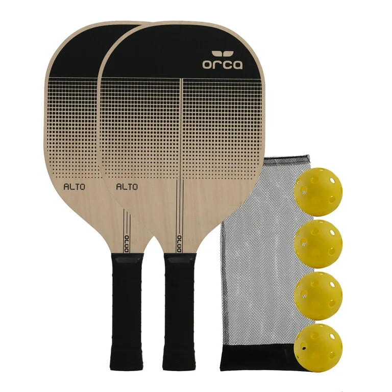 Orca Alto 10oz Wood Beige Pickleball Paddle Deluxe Set, 10oz | Walmart (US)