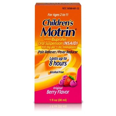 Children's Motrin Pain Reliever/Fever Reducer Liquid - Ibuprofen (NSAID) - Berry | Target