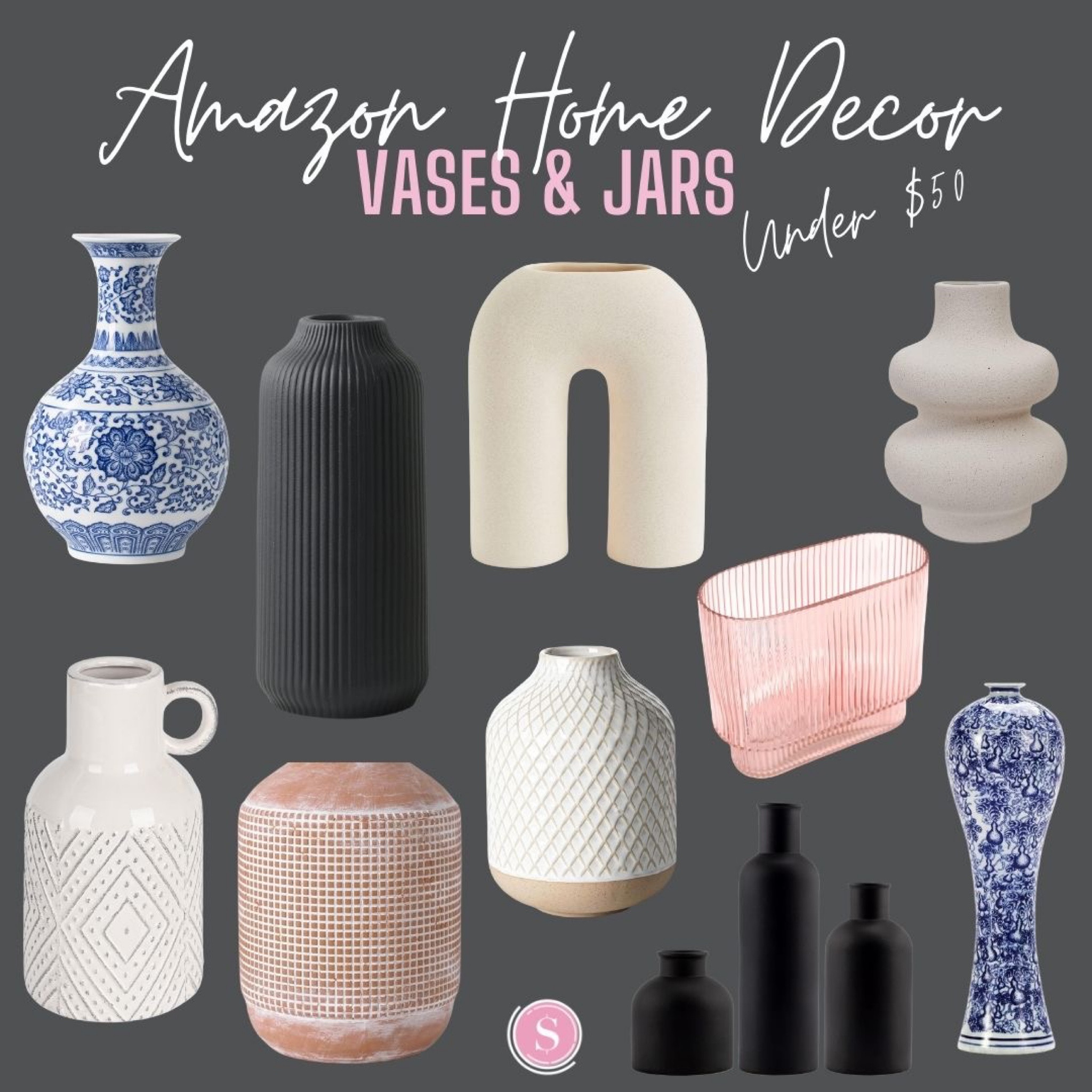 Seeing so many good Home Decor items on Amazon right here. Here are my favorite Vases and Jars that are all under $50!

#LTKMostLoved #LTKhome #LTKfindsunder50