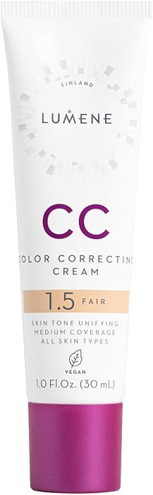 LUMENE CC Cream Color Correcting Cream Foundation | SPF 20 | Medium Coverage | Lightweight and An... | Amazon (UK)