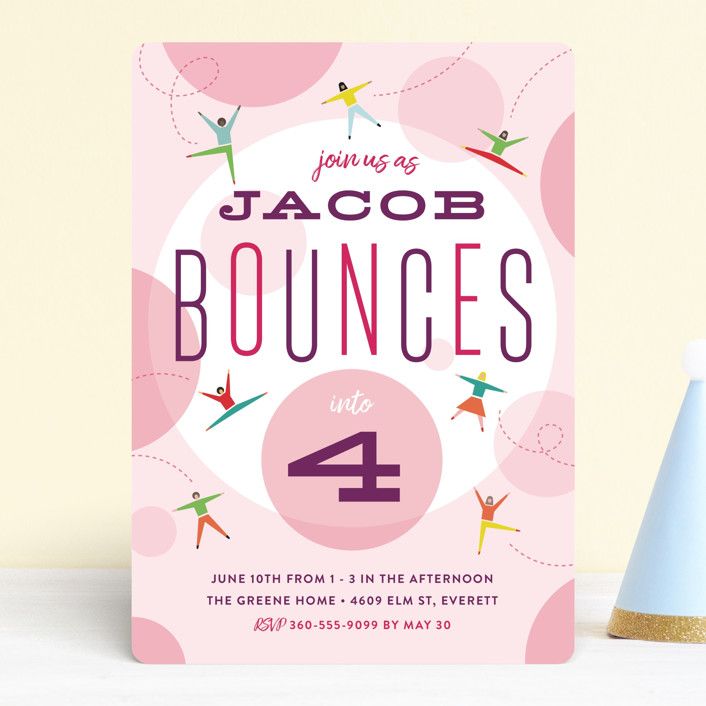 Bounce into a birthday | Minted