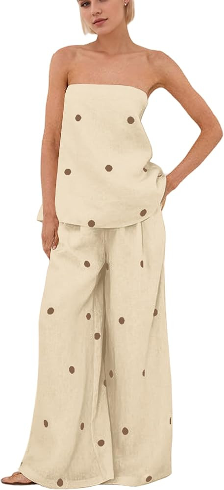 MISSACTIVER Women's Polka Dot pants-clothing-sets (pack of 2) | Amazon (UK)