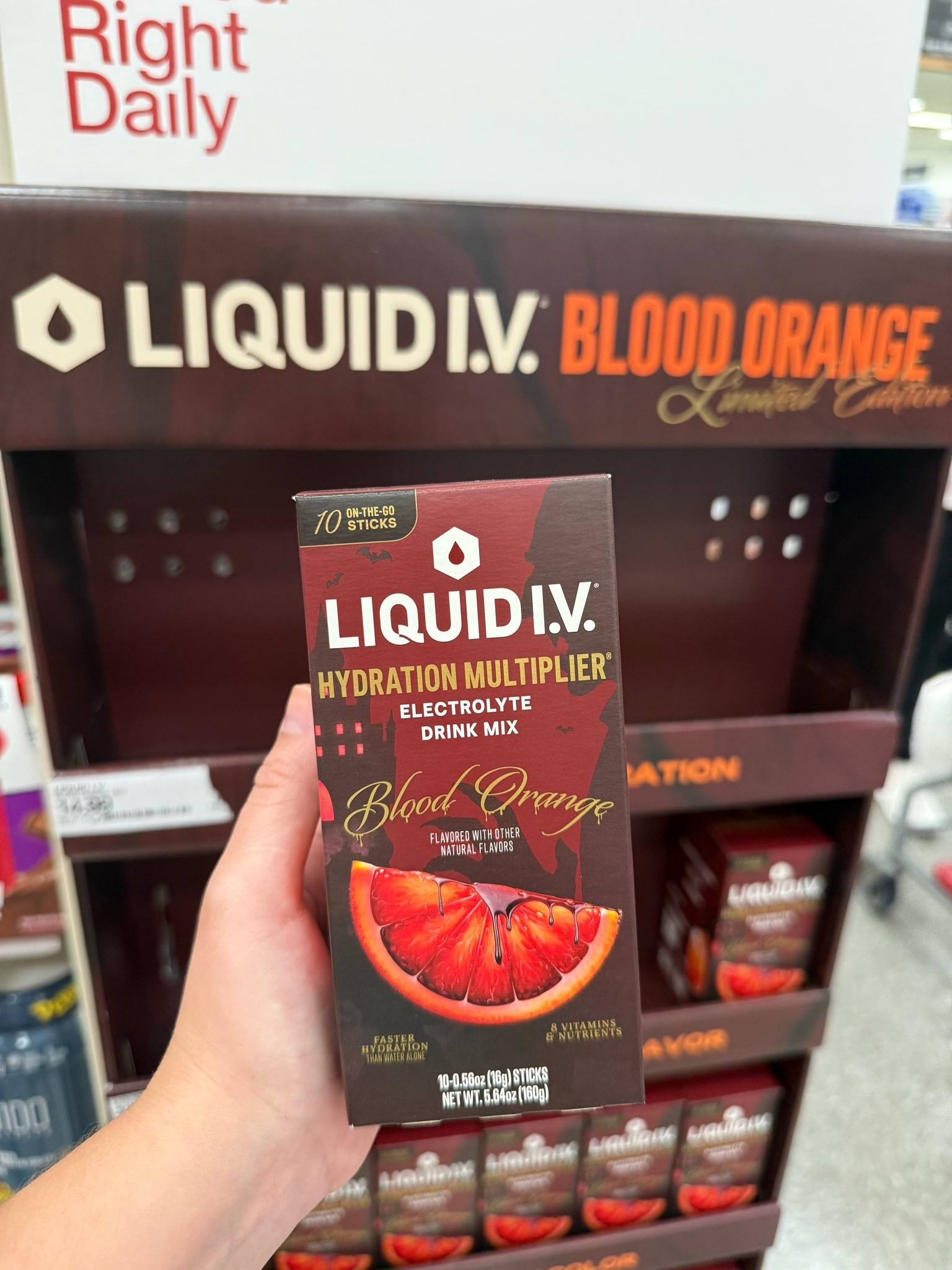 New Liquid I.V. flavor spotted at Target 👀🍊 Blood Orange is here just in time for spooky season! 🦇🖤

Linking it here! 🔗

#LTKSeasonal #LTKHome #LTKfitnessgoals