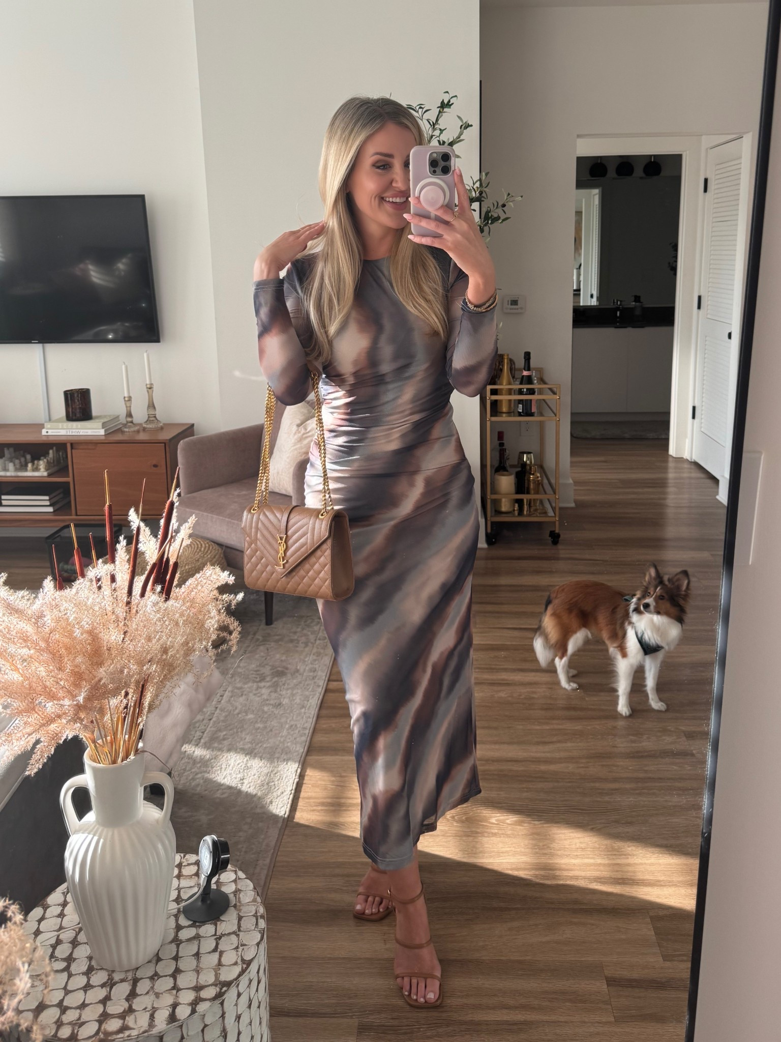 Perfect dress for a lil GNO + my go to strappy heels 🤎

#LTKParties #LTKShoeCrush #LTKSeasonal