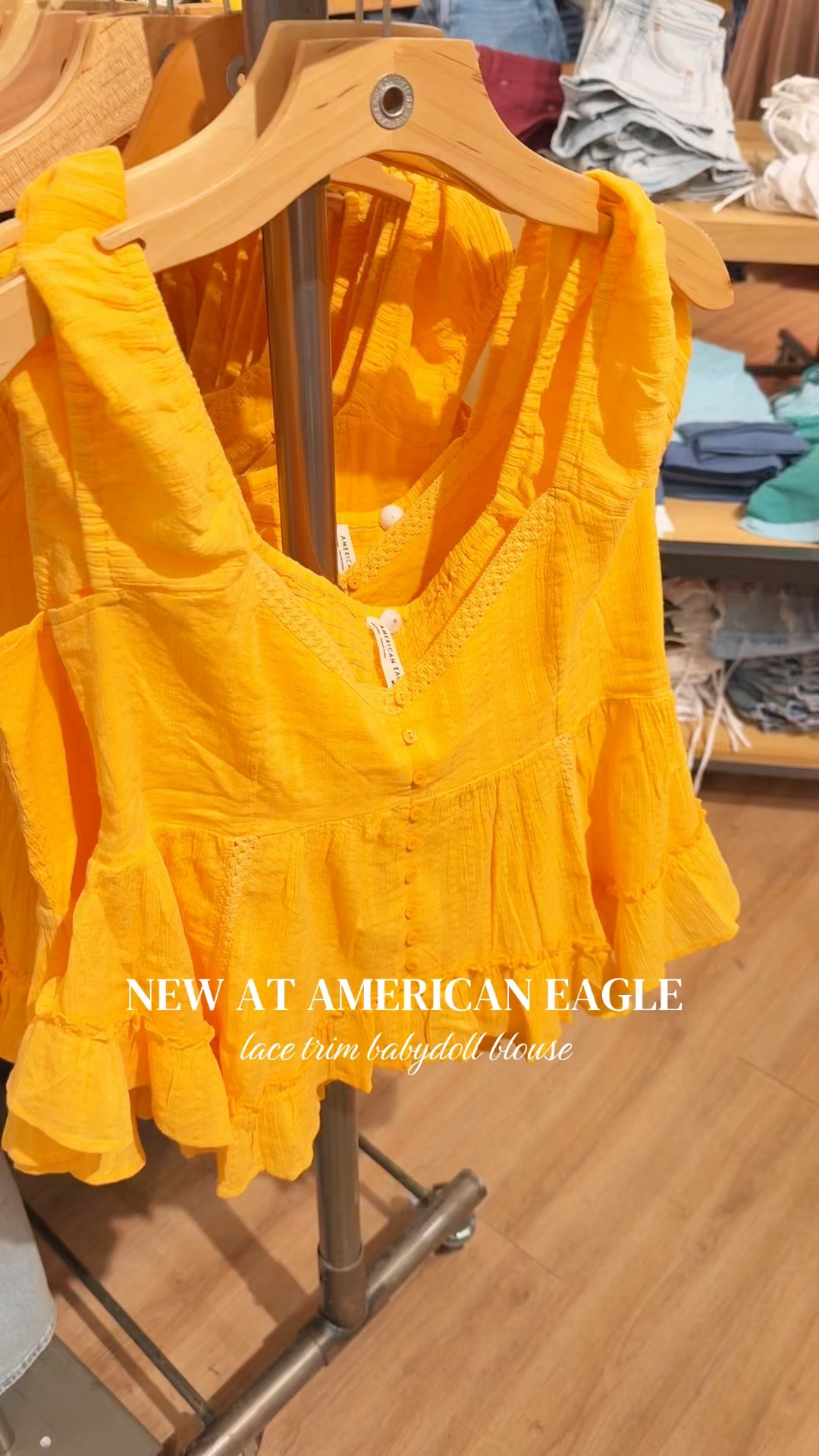 the babydoll blouse section at AE is actually dangerous for my wallet 😅 these are giving effortless boho girl summer and look so cute styled with denim shorts, linen pants, or a little mini skirt. if you see your size in stock… don’t wait 🍊

#babydolltop #summerstyle #ae #americaneagleoutfitters #babydollblouse #summerfashion #americaneagle @American Eagle Outfitters

#LTKootd #LTKSaleAlert #LTKvlog