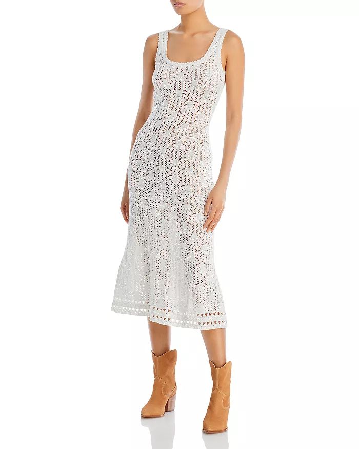 Cotton Crochet Midi Dress - 100% Exclusive | Bloomingdale's (US)