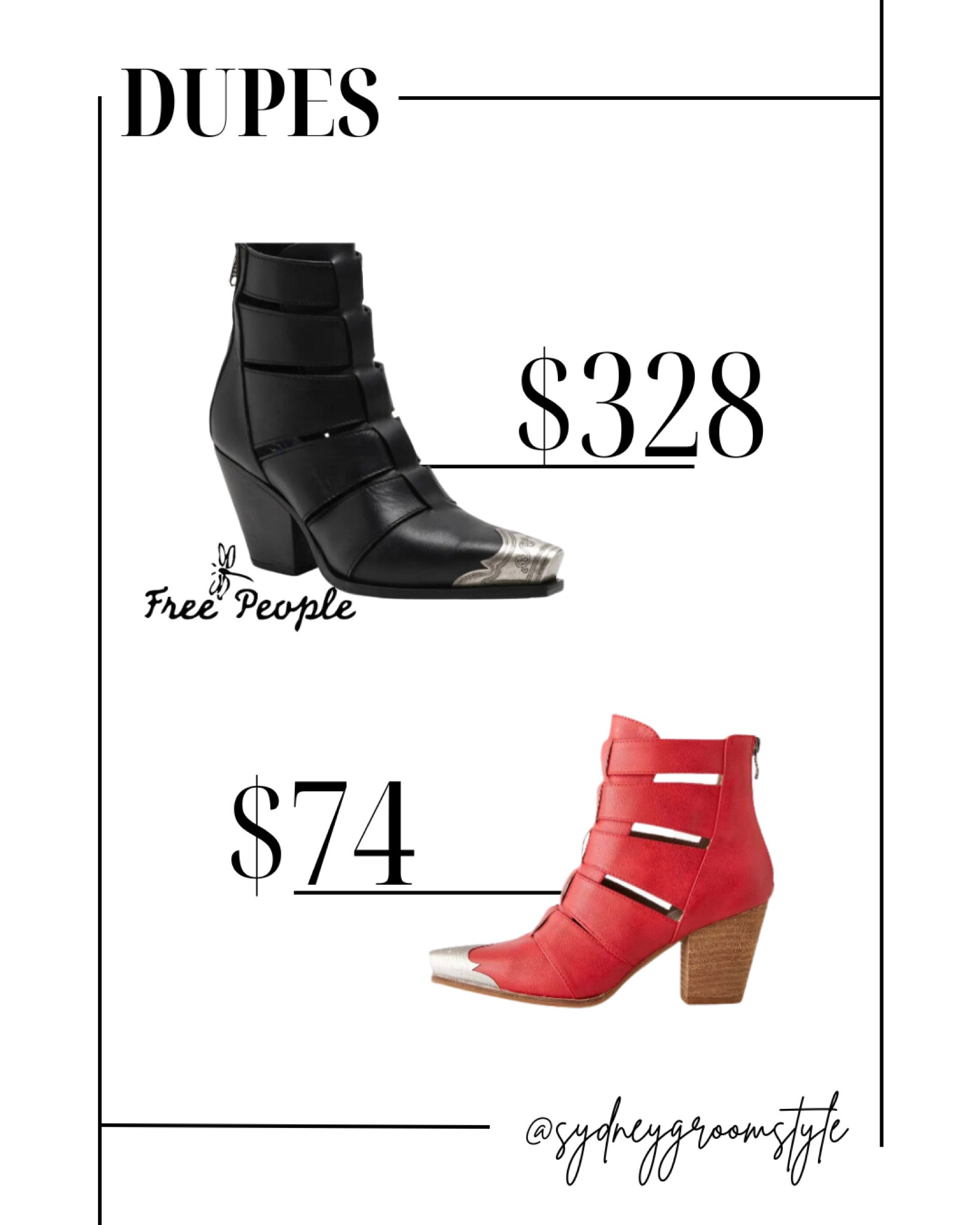Free people, booties, silver toe, fall boot, transition piece, close to shoe fall fashion, black boot, red, boot dupe style for less sale 

#LTKsalealert #LTKshoecrush #LTKfindsunder100