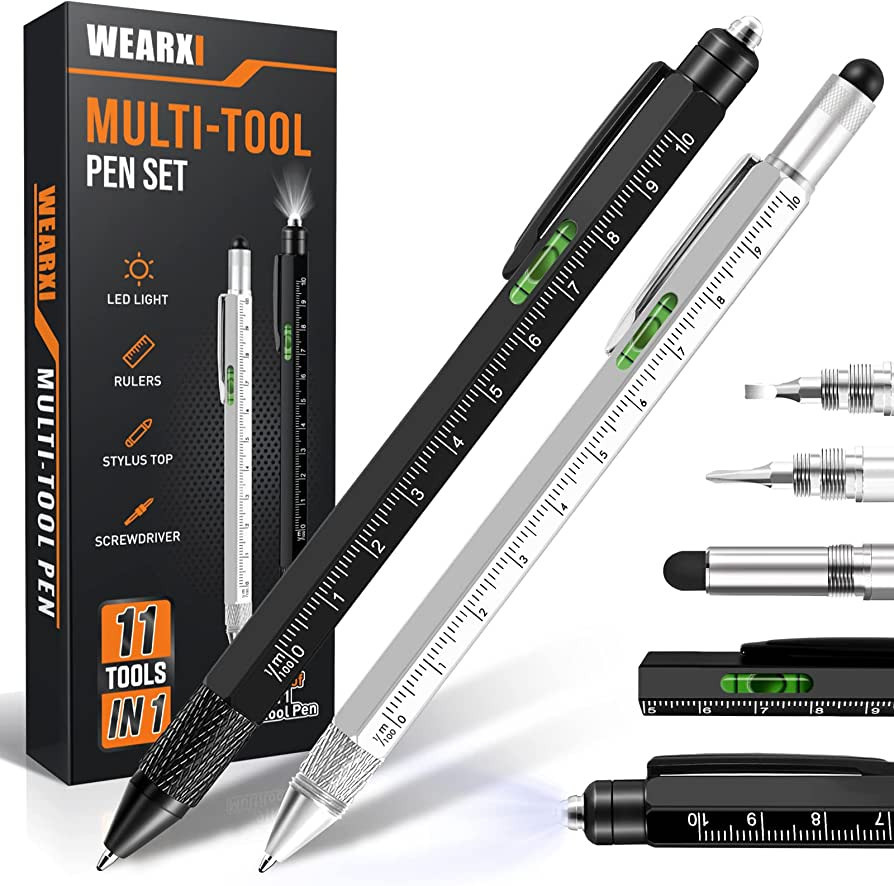 WEARXI Father's Day Gifts for Men, 11 in 1 Multitool Pen, Father Day Gifts from Daughter/Son, Gif... | Amazon (US)