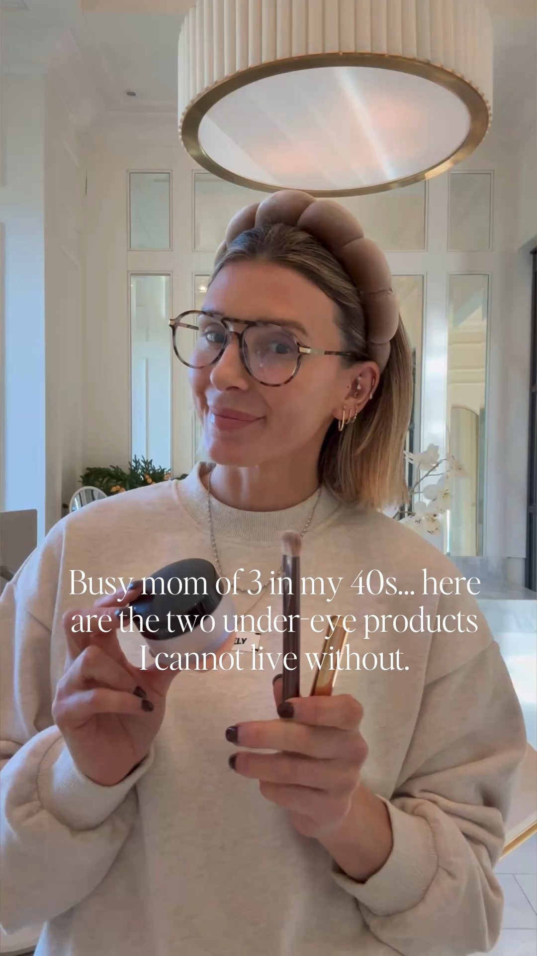 Busy mom of 3 in my 40s… these are the two under-eye items I cannot live without.
The YSL click pen (shade 1) instantly brightens and lifts (I also tap it on the high points of my face for a fresh glow). The Hourglass brush blends it so seamlessly and gets into every corner.  Powder soft pink @nordstrombeauty #nordstrompartner #ad

#LTKHoliday #LTKmorningroutine #LTKselfcare