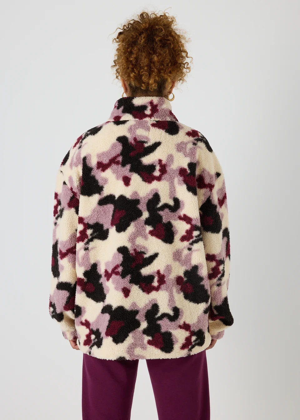 Multicolour Marker Borg Half Zip Fleece | Matalan (UK)