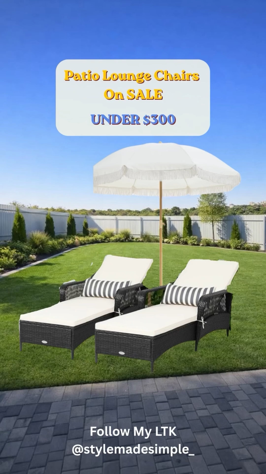 Walmart patio furniture Set of 2 Adjustable Patio Rattan Lounge Chair Chaise Recliner w/ Cushion & Pillow

#LTKMothersDay #LTKSaleAlert #LTKHome