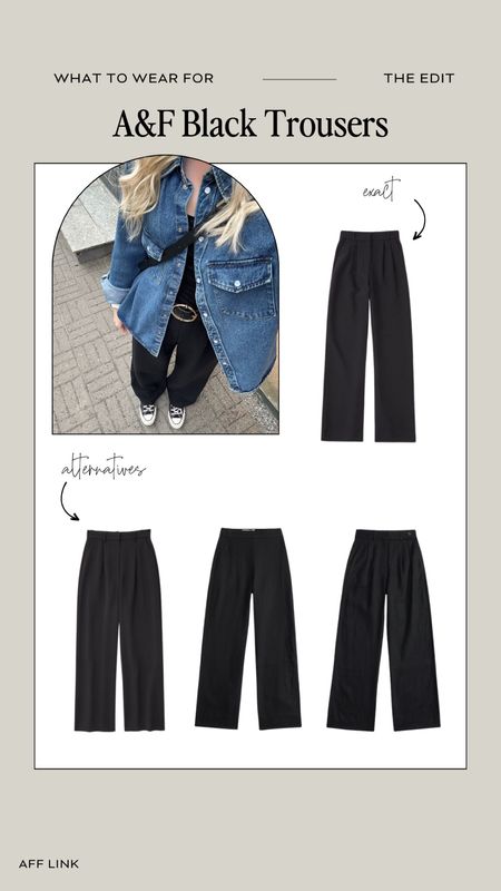 A&F Tailored Trousers 

Wardrobe Staple, Summer Outfit Inspiration, City Style, Tailored Trousers, Black Trousers, Work Wear, Capsule Wardrobe, Timeless Fashion, Abercrombie & Fitch 

#LTKuk #LTKworkwear #LTKsummer