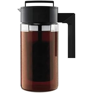 Coffee Bear – Cold Brew Coffee Maker and Tea Brewer, Borosilicate Glass Pitcher with Mesh Filter, 1. | Amazon (US)
