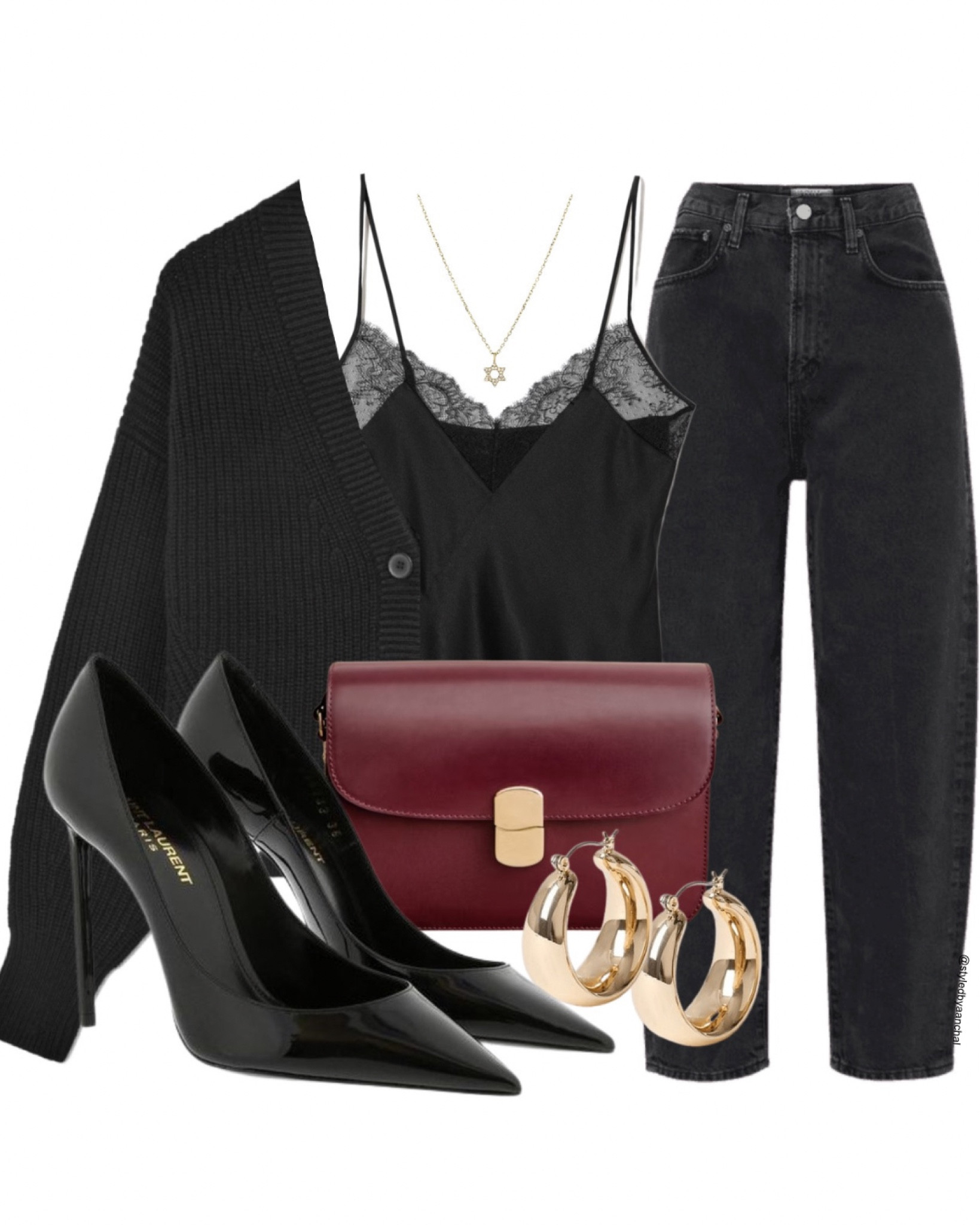All black outfit with a pop of color



Burgundy 
Date night
Date night outfit
Fashionphile 
Burgundy bag
Mango
Revolve
Hm
Monochrome 
Pop of color 
Night outfit 
Ootn

#LTKfindsunder50 #LTKfindsunder100 #LTKHoliday