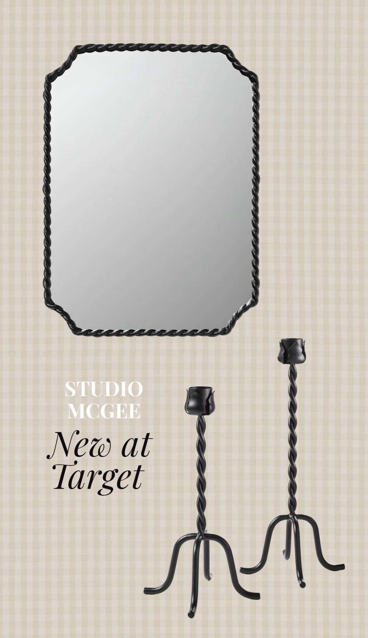 Two of my favorite pieces from the  ew Studio McGee drop at Target! Love the braided metal.

#LTKHome