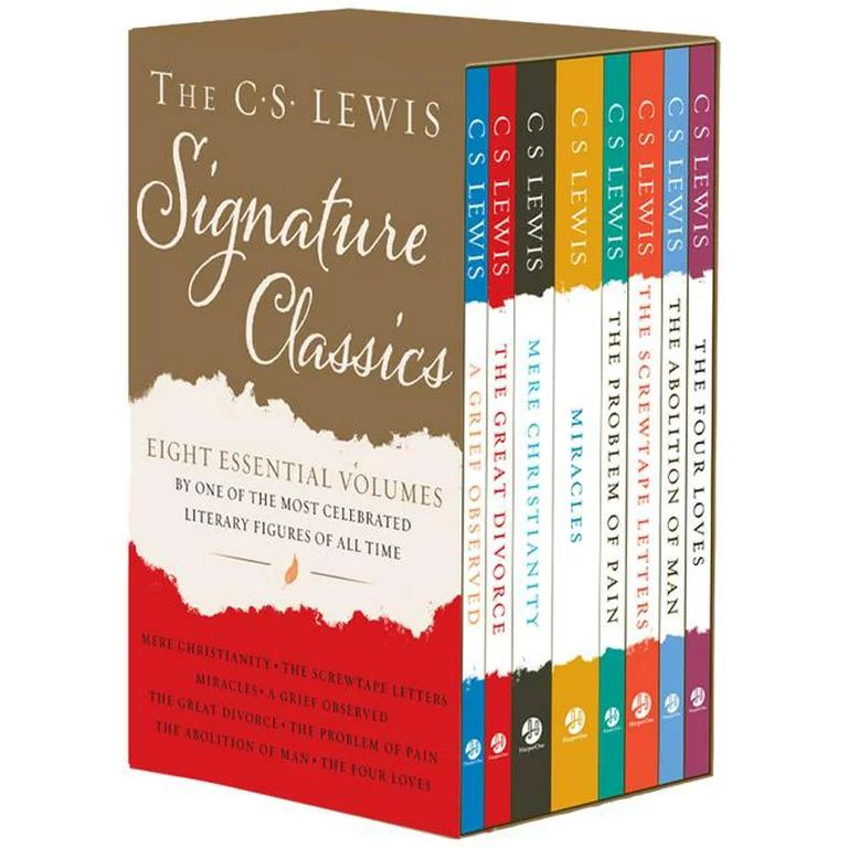 The C. S. Lewis Signature Classics (8-Volume Box Set): Mere Christianity, the Screwtape Letters, ... | Walmart (US)