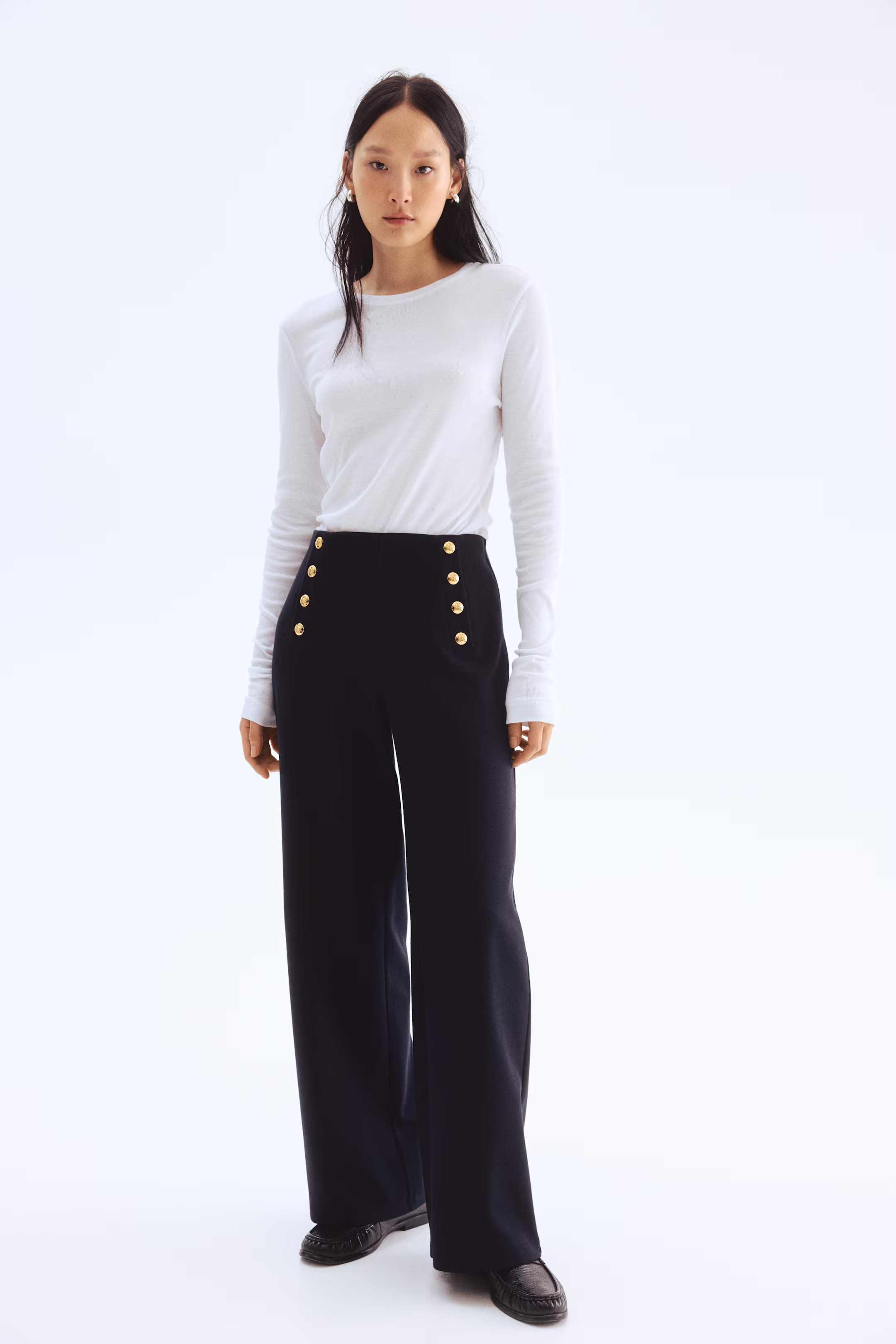 Button-front Pants | H&M (US + CA)
