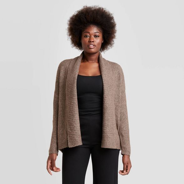 Women's Shawl Collar Open-Front Cardigan - A New Day™ | Target