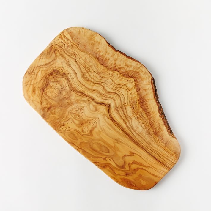 Olive Wood Rustic Cutting Board | West Elm (US)