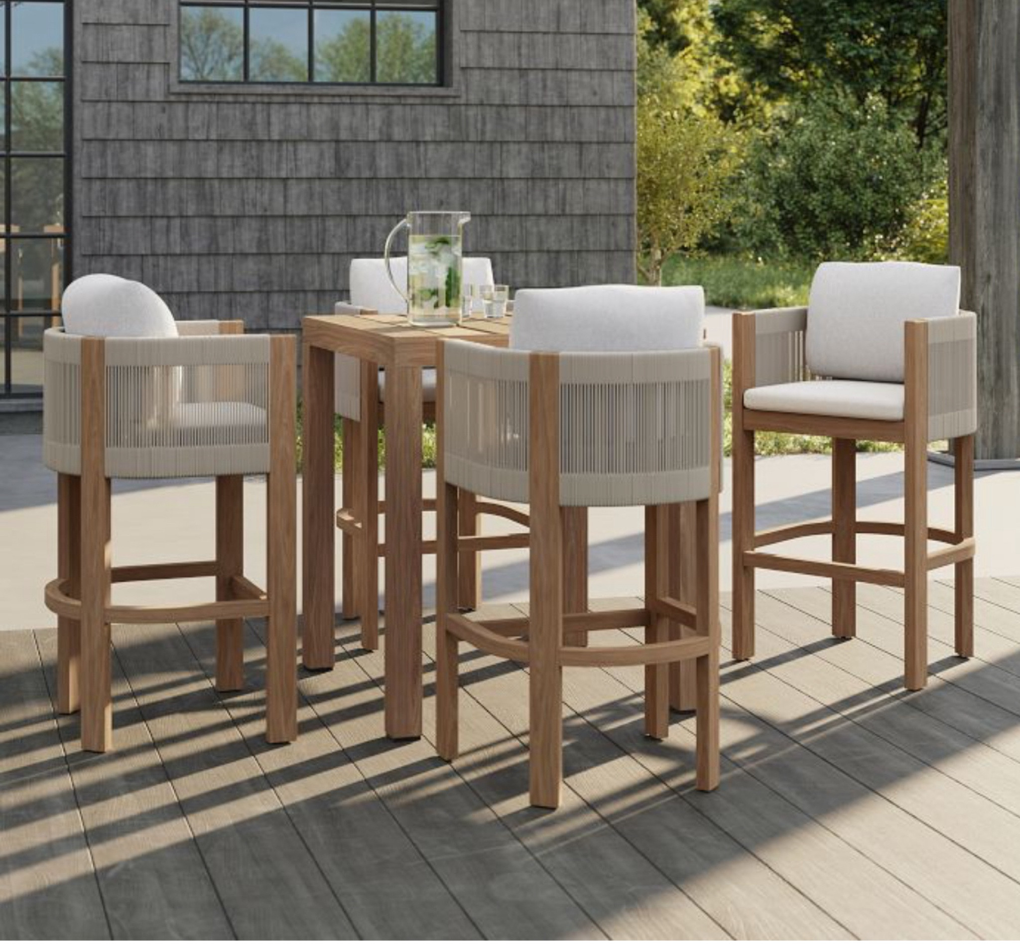 Bar height Patio set! 

#LTKfamily #LTKhome #LTKsalealert