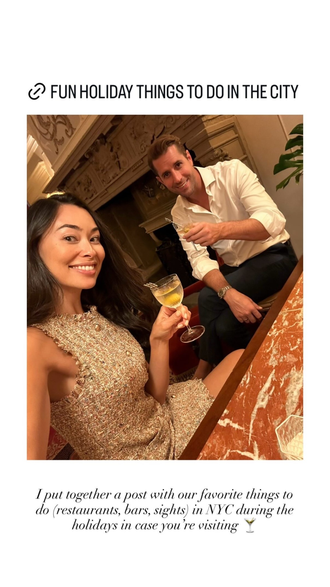 I put together a Substack post with our favorite things to do (restaurants, bars, sights) in NYC during the holidays in case you’re visiting 🍸

#LTKMens #LTKHoliday #LTKTravel