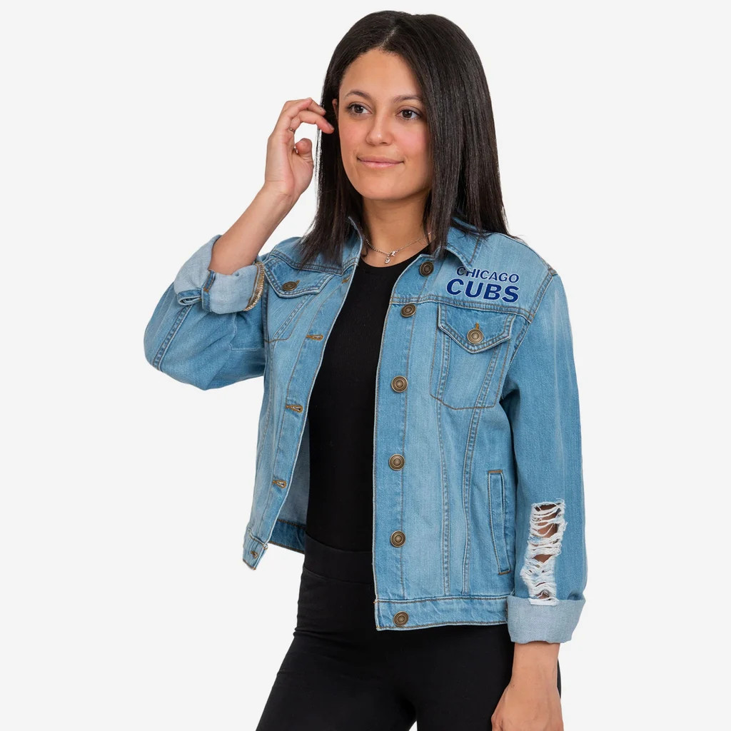 Chicago Cubs Womens Denim Days Jacket | FOCO inc