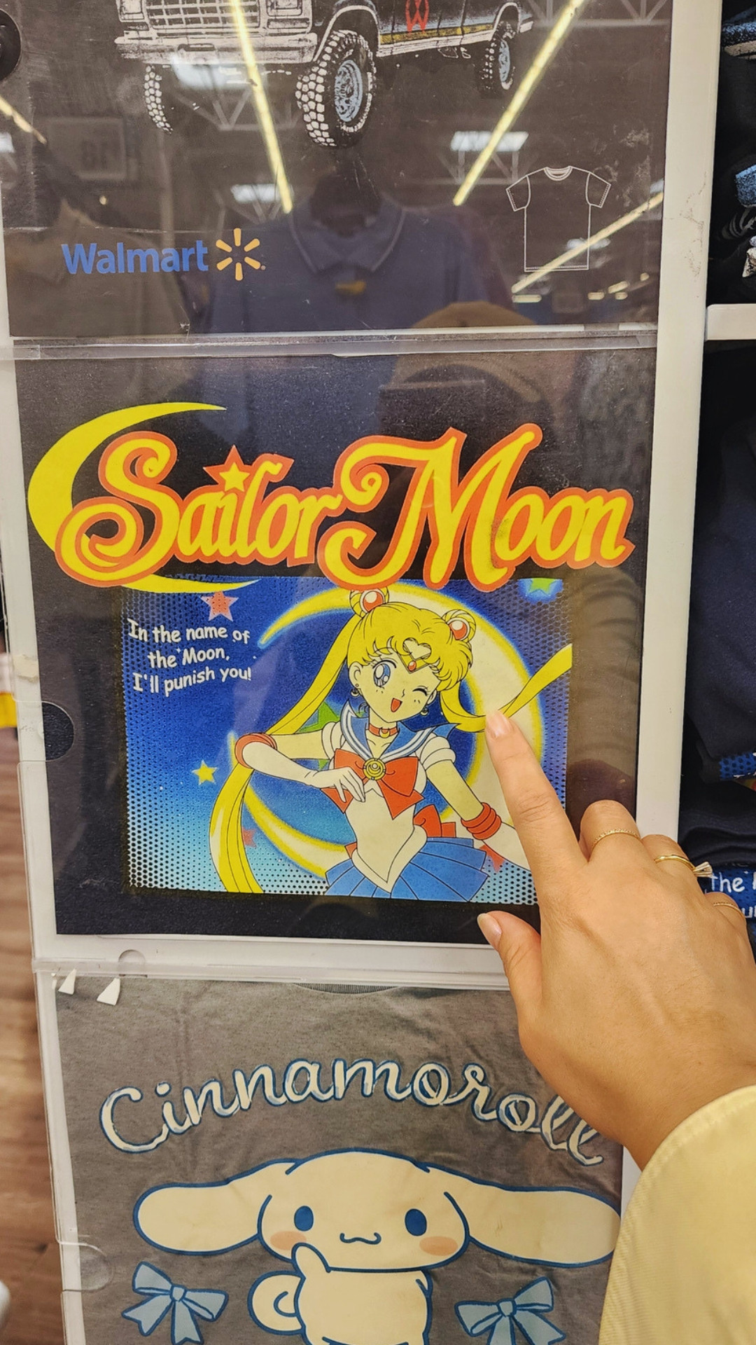 sailormoon tshirt in navy blue, walmart style 2026 

 #LTKdayinmylife #LTKootd