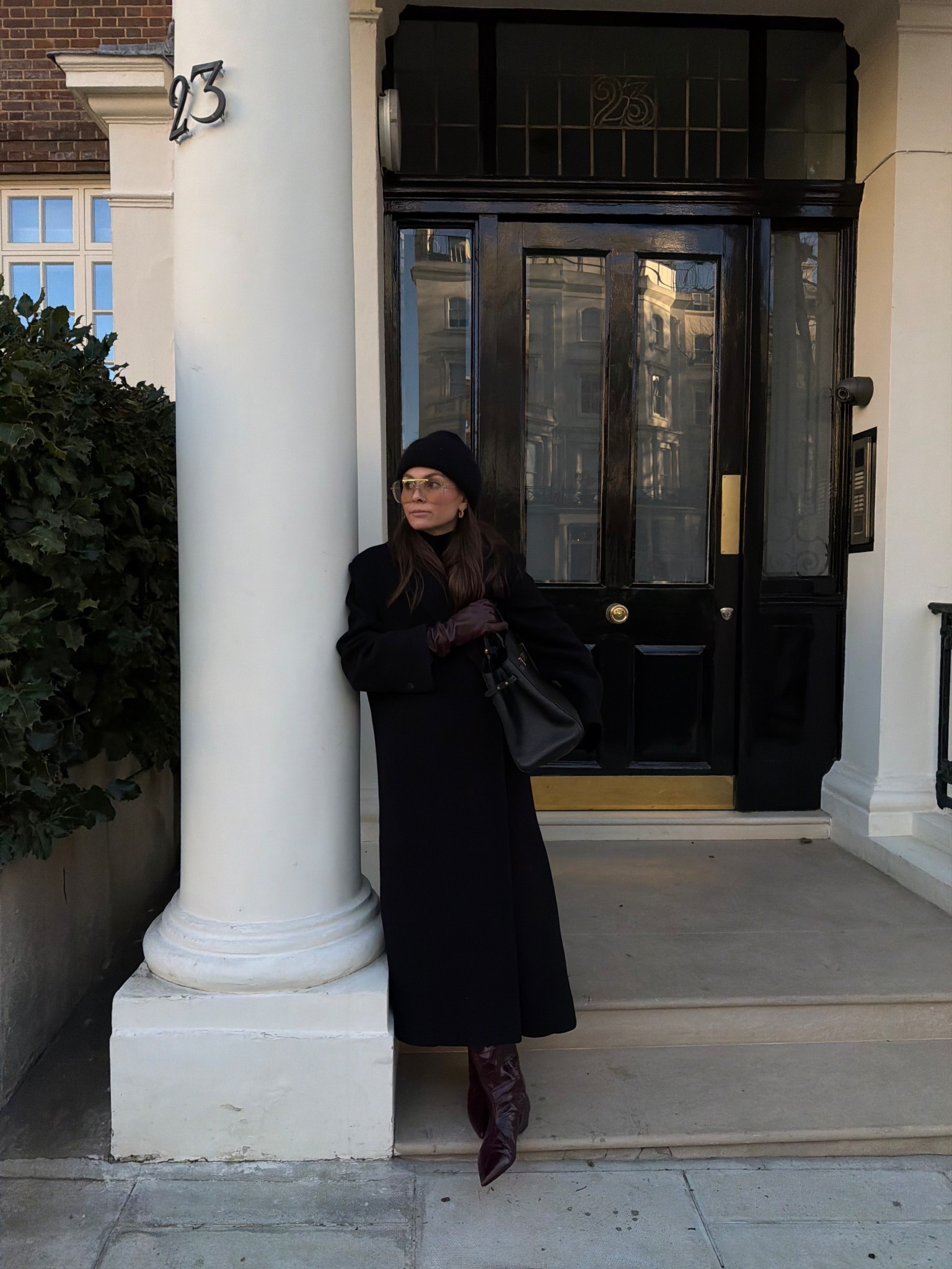 Winter outfit, black coat, burgundy boots, leather gloves, long leather gloves, burgundy gloves, Zara Outfit, Zara coat, High Street finds, Zara finds, warm Outfit, warm but chic, cold weather Outfit, alpaca beanie, black beanie

#LTKwinter #LTKuk #LTKstyletip