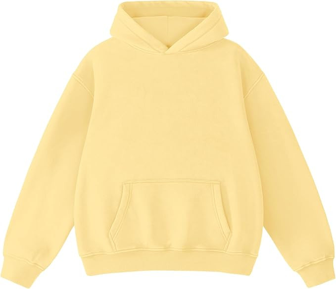 Mens Hoodies Oversized Unisex Acid Wash Hoodie Heavyweight Fleece Vintage Cotton Sweatshirt Men W... | Amazon (US)