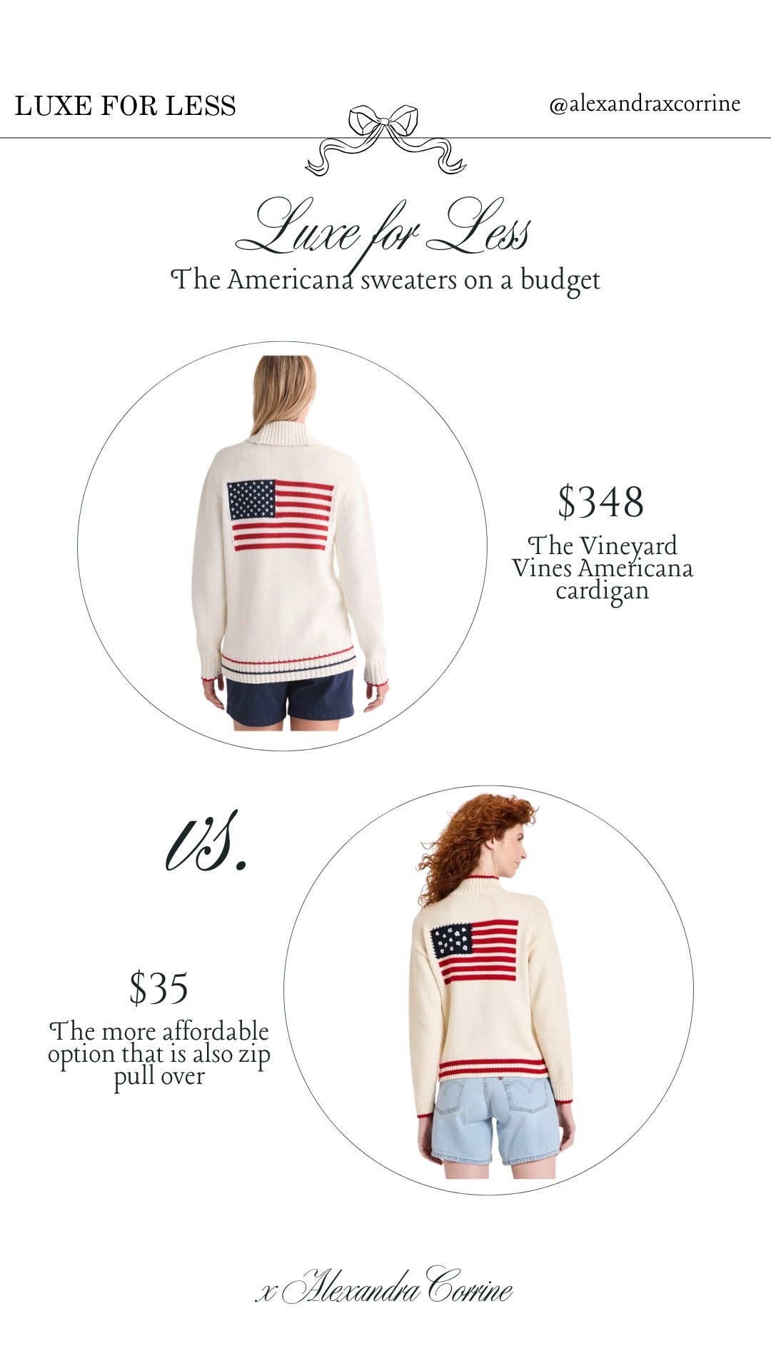 Americana sweaters for less 🇺🇸 The original American flag sweaters, but on a budget 🤍

American flag, summer sweaters, Ralph Lauren, preppy Americana summer, luxury for less, bougie on a budget, red white and blue, Fourth of July, summer holiday

#LTKSeasonal #LTKSaleAlert
