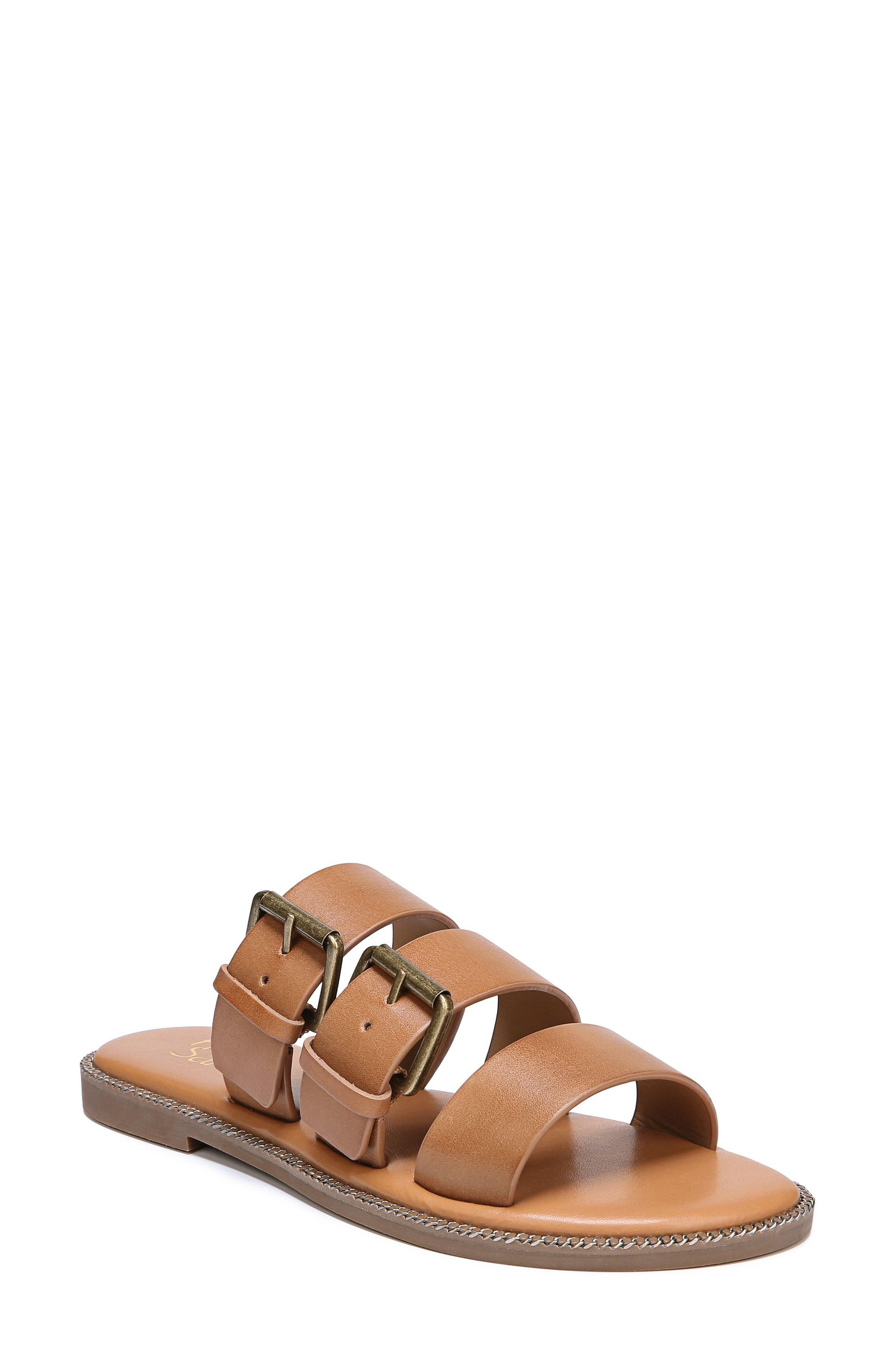 SARTO by Franco Sarto Kasa Three Strap Slide Sandal | Nordstrom