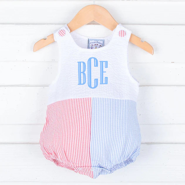 Color Block Boy Bubble | Classic Whimsy