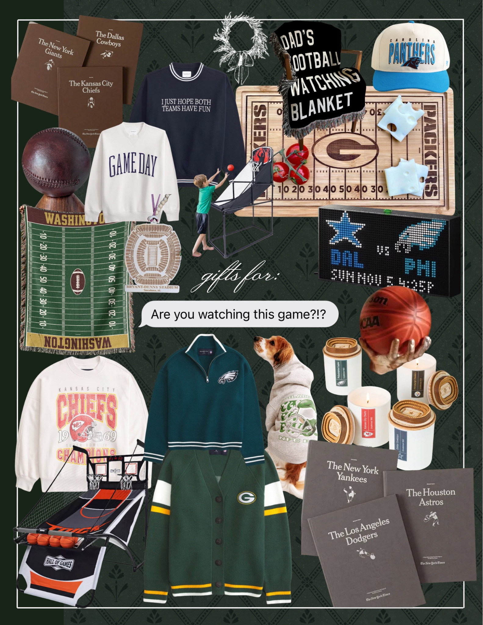 Gift Guide: Game day! 🏈 
sports lover gifts ⚾️🥅⛹🏼‍♂️

#LTKGiftGuide #LTKCyberWeek #LTKHoliday