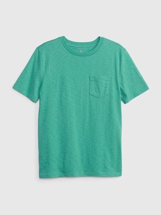 Kids 100% Organic Cotton Pocket T-Shirt | Gap (US)