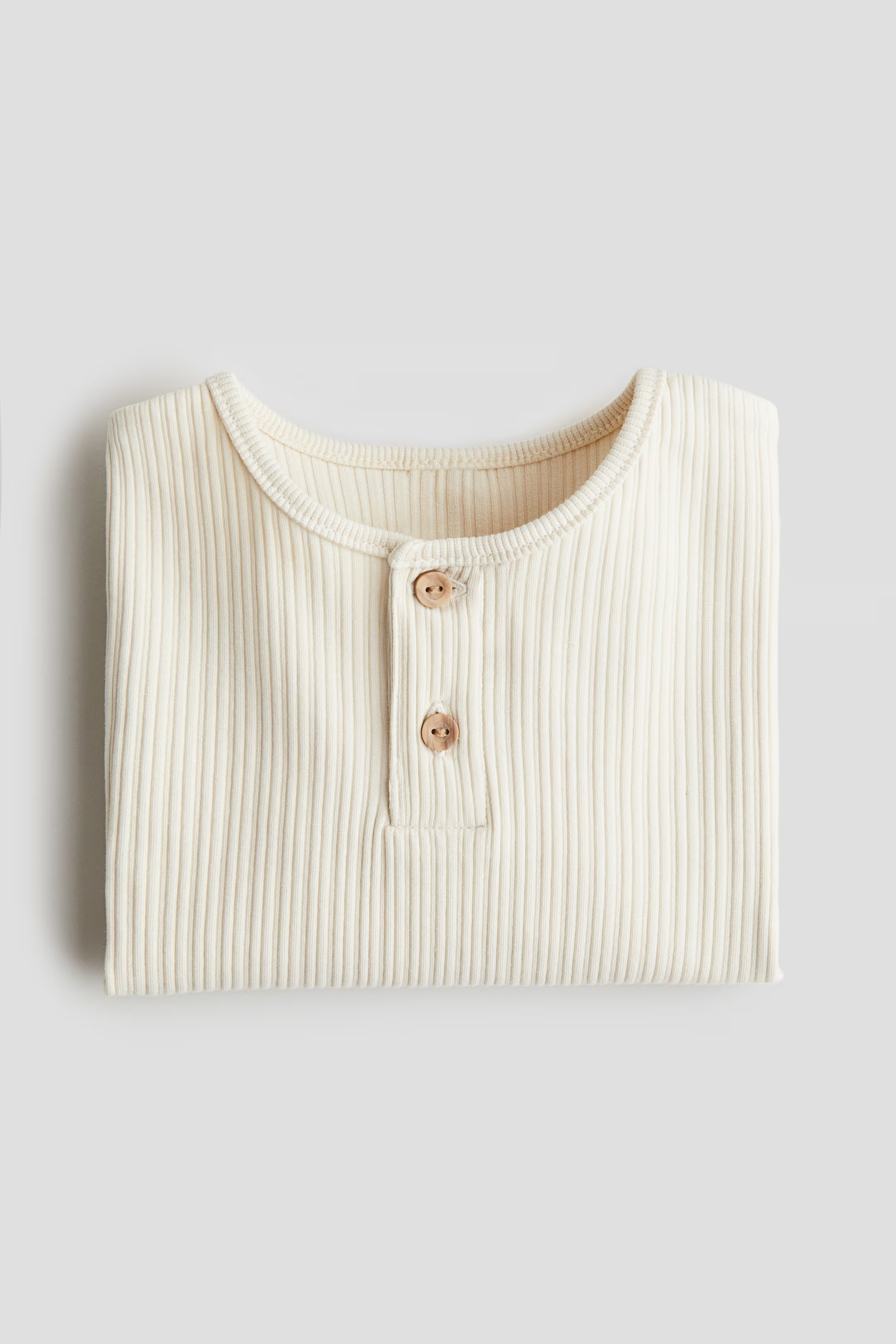Ribbed Henley Shirt | H&M (US + CA)