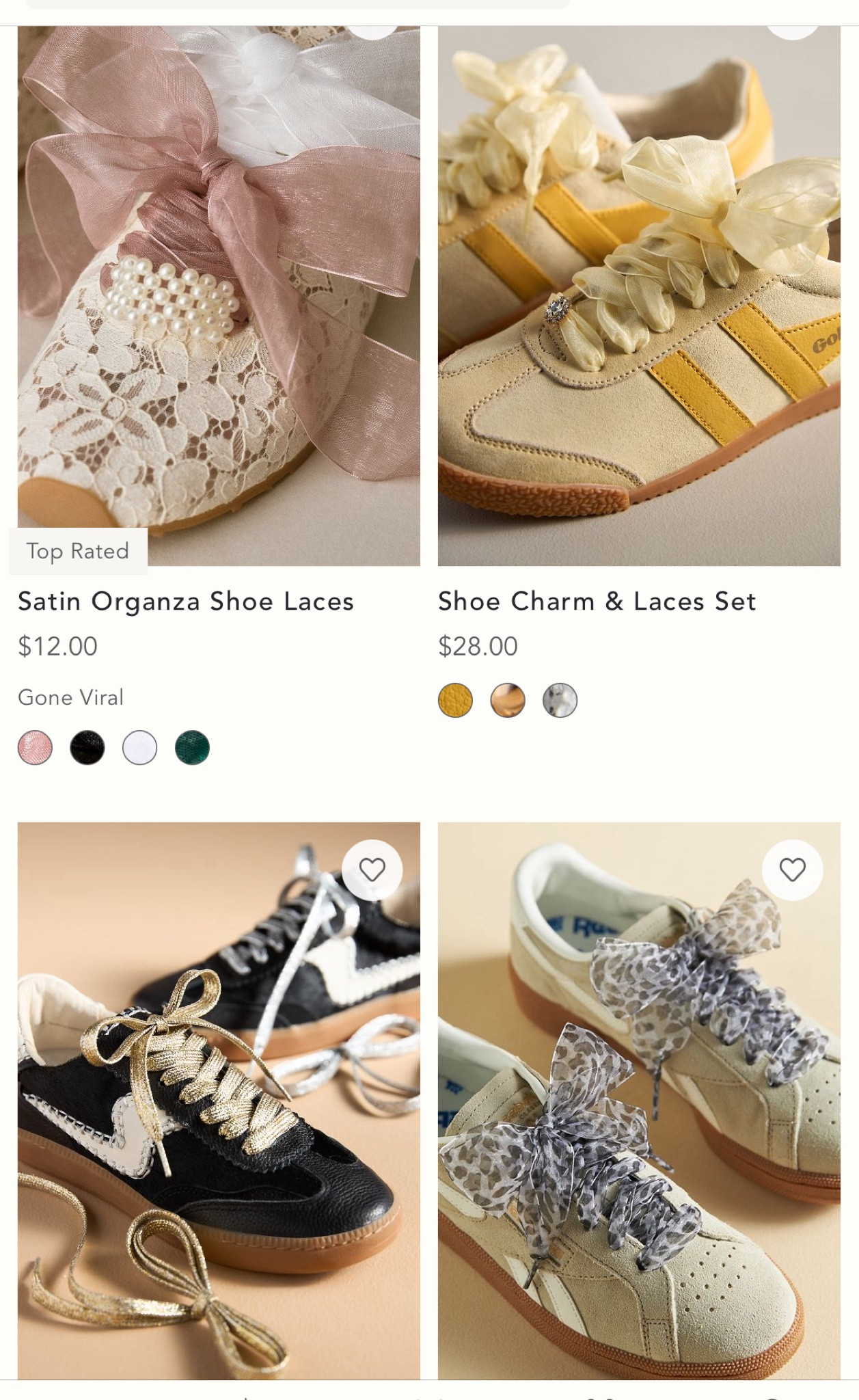 Fun laces are the next trend and easy to do for $10. Use code: ANTHRO30

#LTKHoliday #LTKSeasonal #LTKCyberWeek