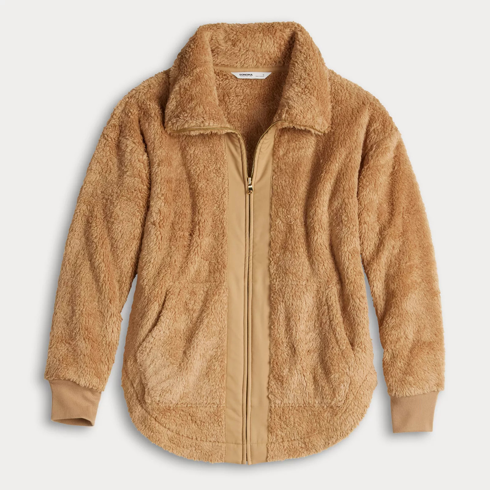 Women's Sonoma Goods For Life® Sherpa Cozy Full Zip Jacket | Kohl's