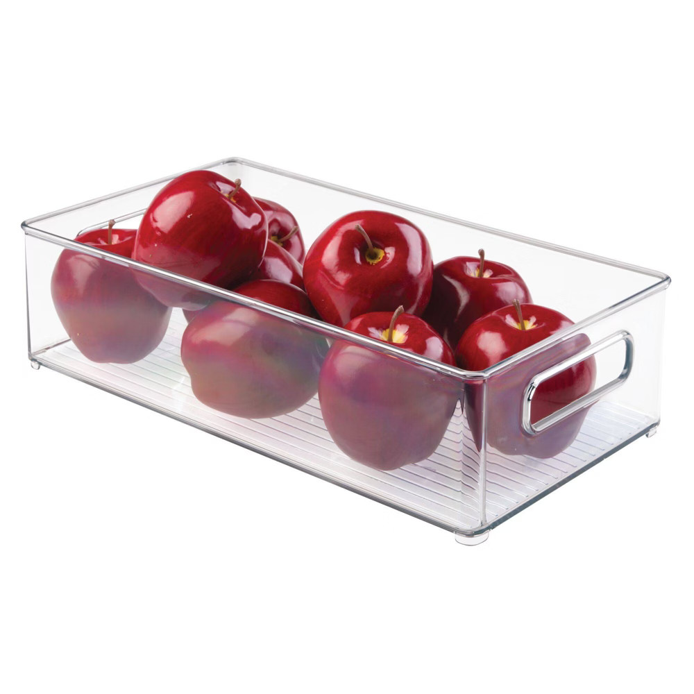 iDESIGN 8""x4"" Fridge+Freeze 3pk Deep Bin Set Clear | Target