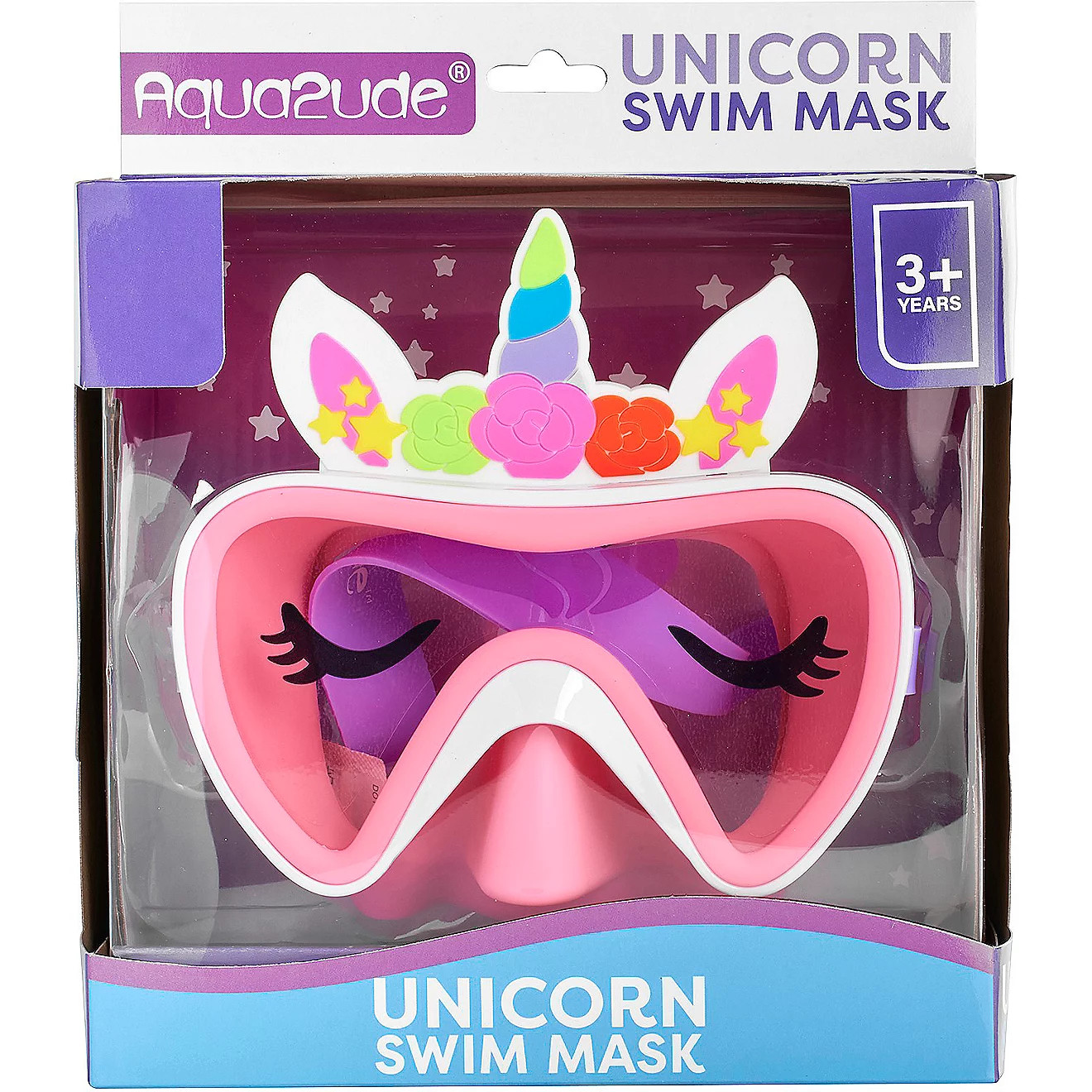 Aqua2ude Girls' Novelty Unicorn Swim Mask | Academy | Academy Sports + Outdoors