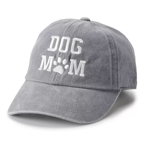 Women's "Dog Mom" Embroidered Baseball Cap | Kohl's