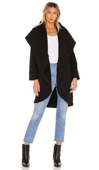 Young, Fabulous & Broke Sandrine Coat in Black. - size M/L (also in S/M) | Revolve Clothing (Global)