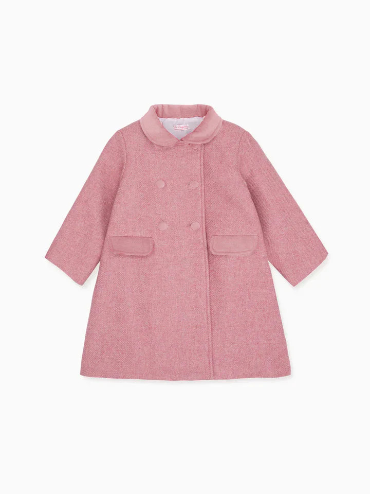 Pink Arrieta Girl Coat | La Coqueta (US)