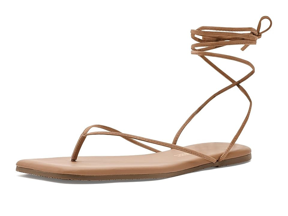 TKEES Square Toe Lilu Women's Sandals Hazelton : 8 B - Medium, Leather/Suede | Zappos