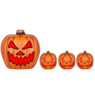Home Accents Holiday Blow Mold Pumpkins Multipack 24GM54248 - The Home Depot | The Home Depot