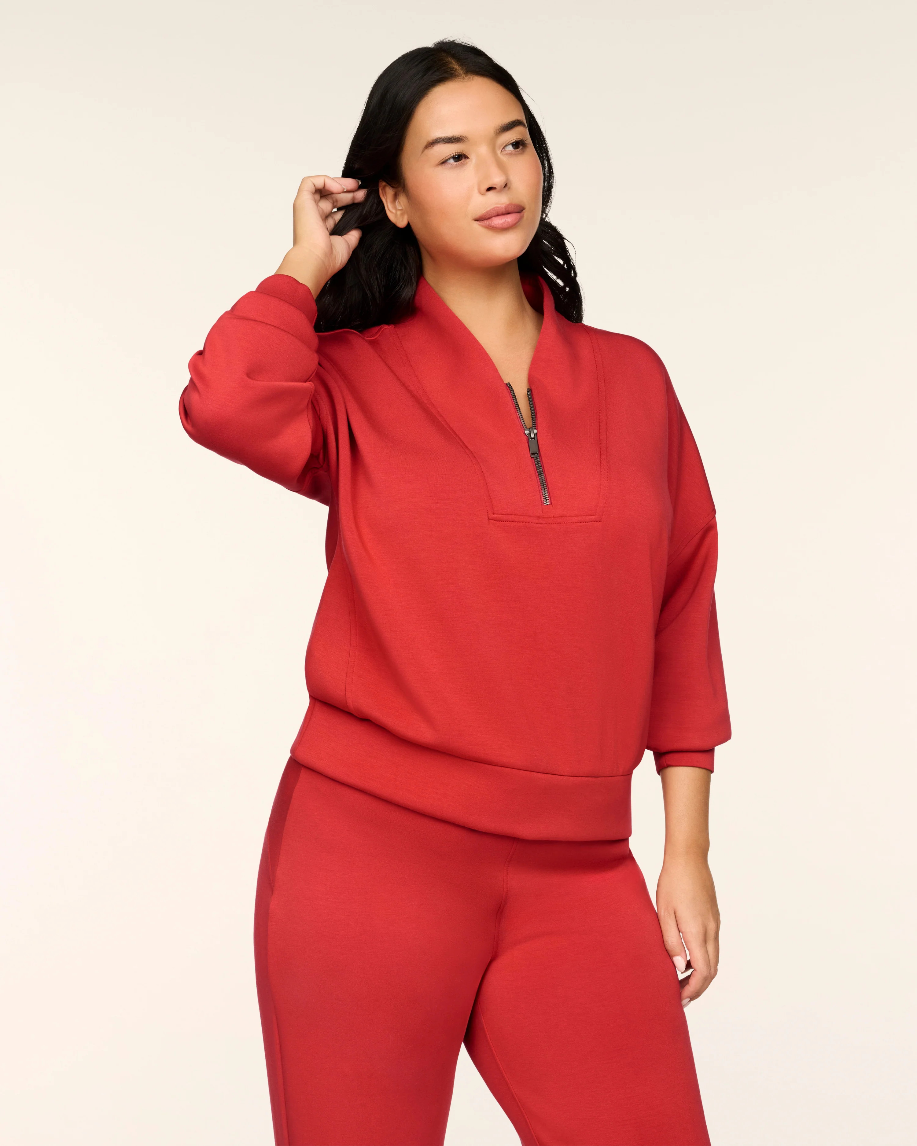 SPANX AirEssentials® Shawl Collar Half Zip | Spanx