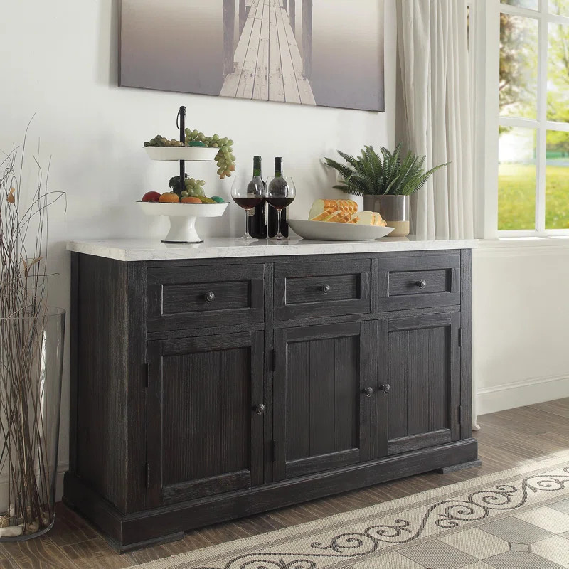 Twyman 58'' Wide 3 Drawer Sideboard | Wayfair North America