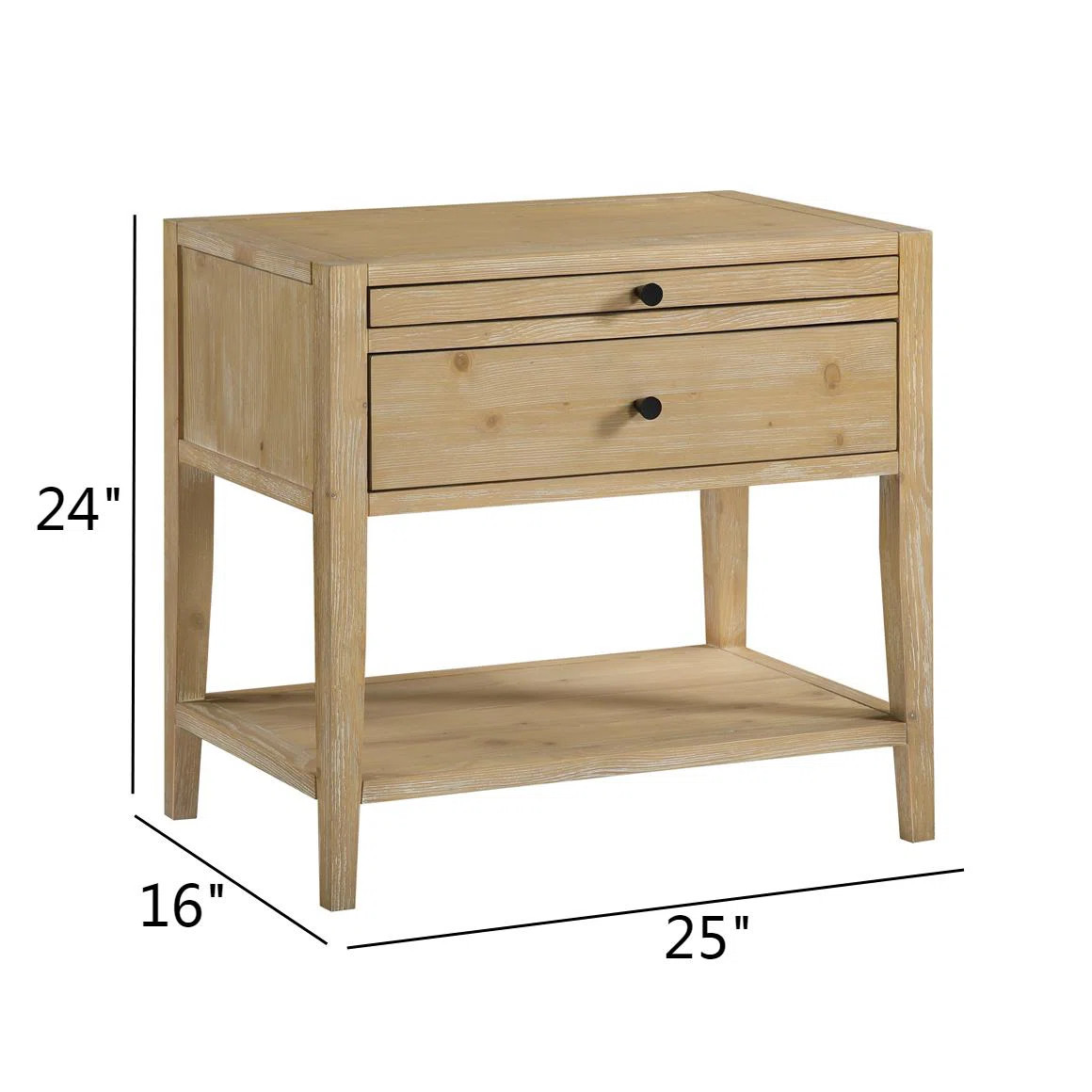 Vullnet 1-Drawer Nightstand - Set Of 2 | Wayfair North America